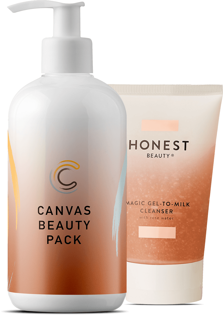 Skincare product range overview