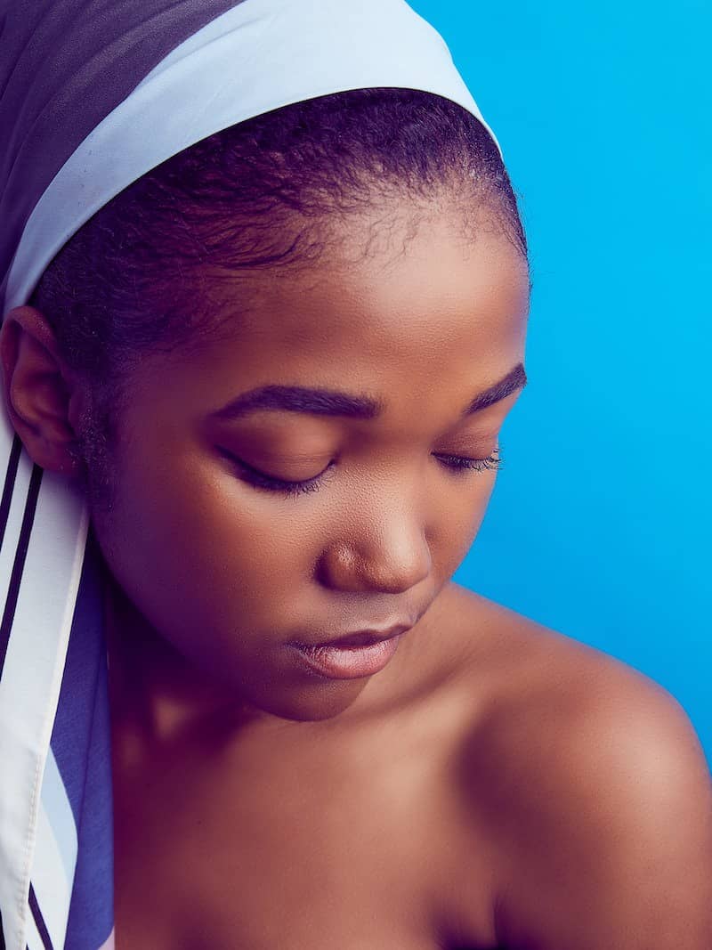 Smooth radiant skin after skincare routine