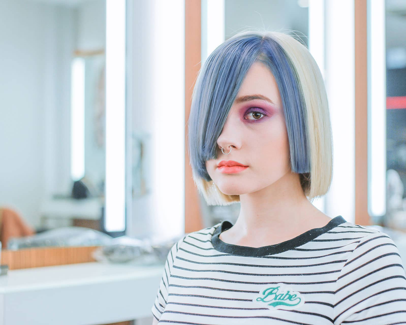 Hairstylist beauty salon slide