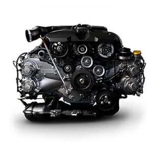 Turbo car engine