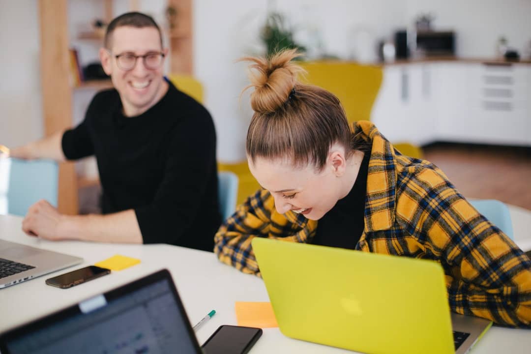 Freelance designer workspace