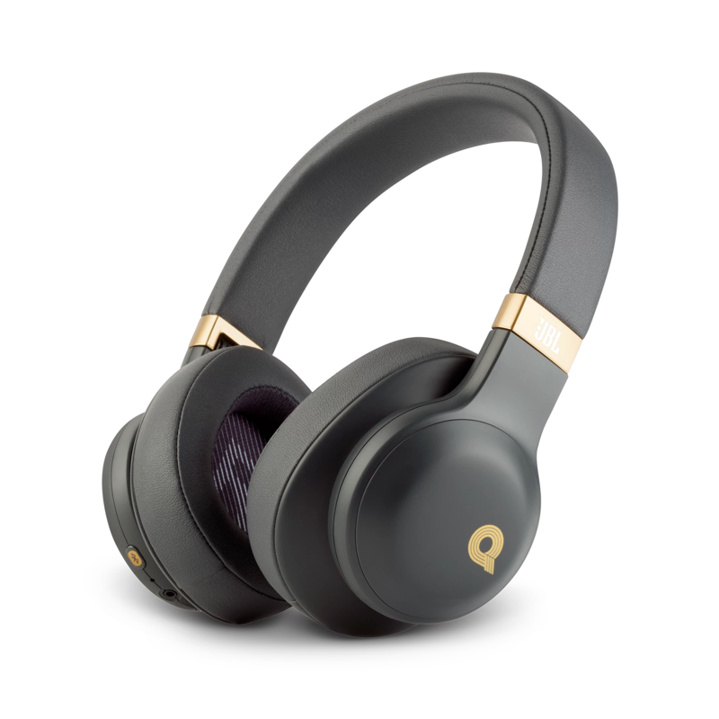 JBL E55BT Quincy Edition headphone in black