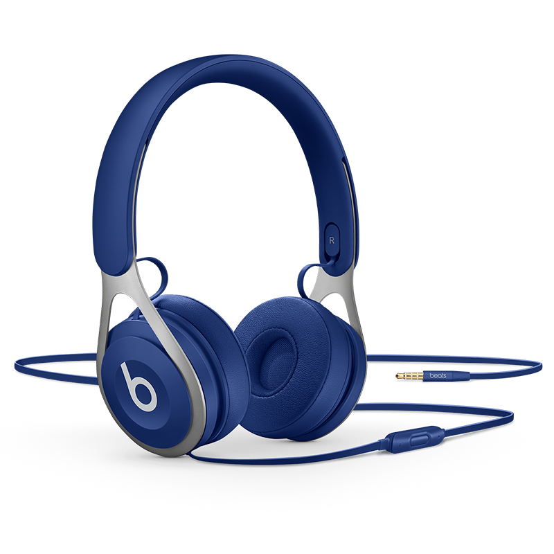 Bluetooth Beats EP headphone in blue