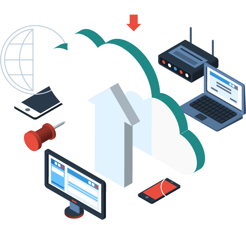 Build your website illustration