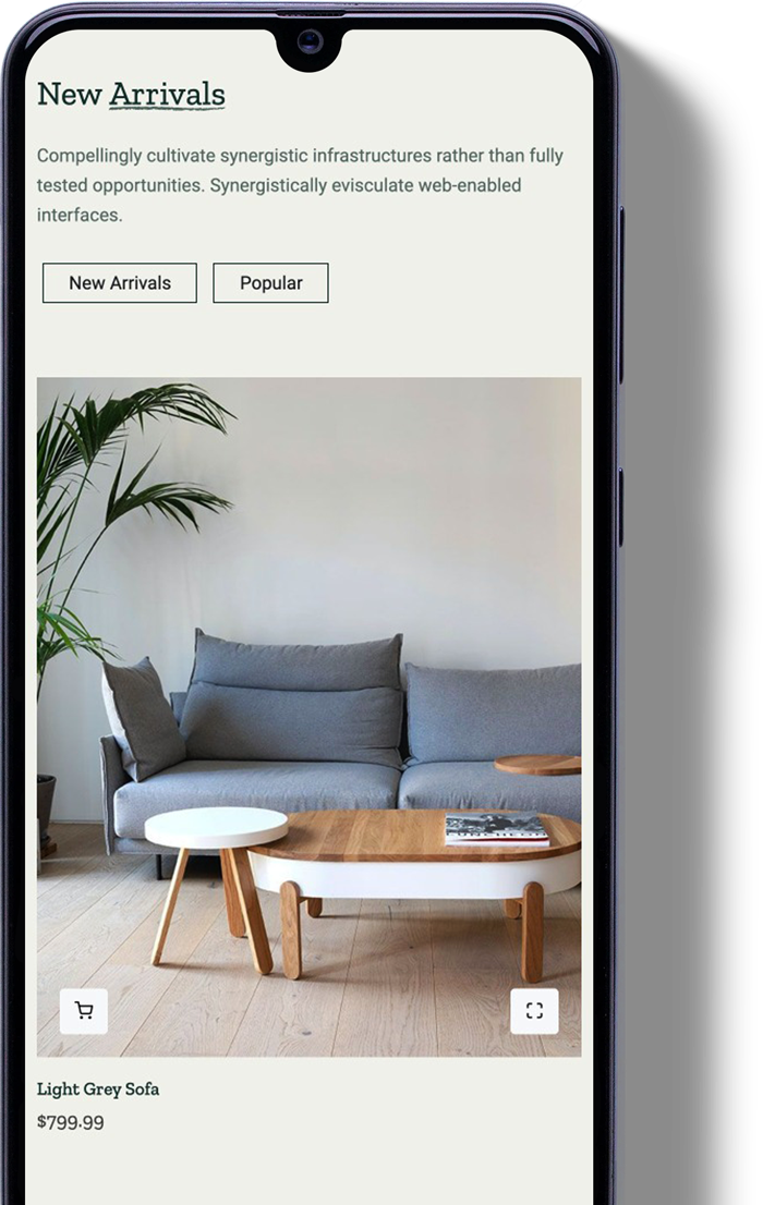 Smartphone showing the Canvas app