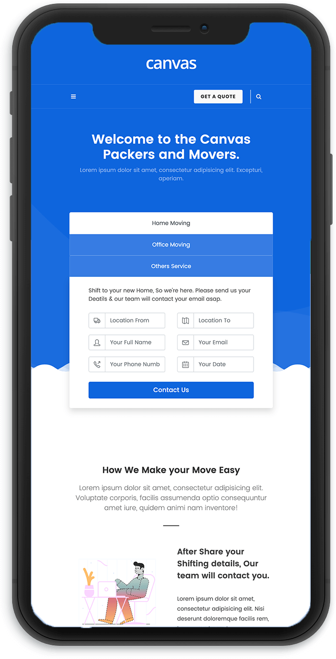 Wallet app home screen on phone