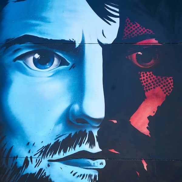 Hipster portrait man NFT digital art