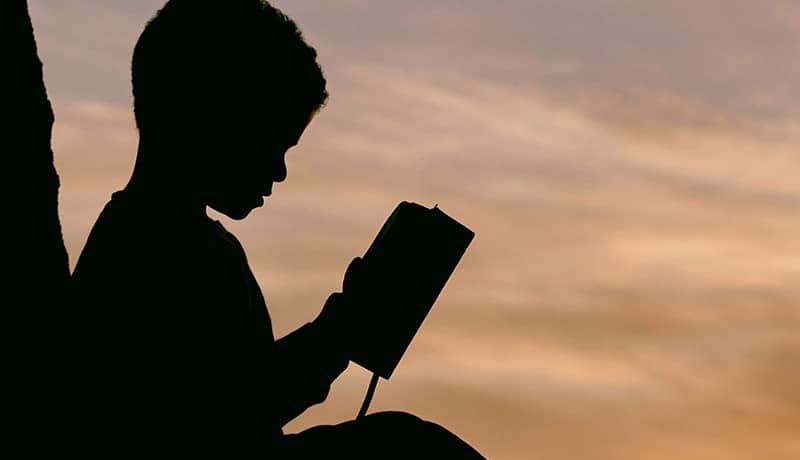 Children attending school funded by education donations