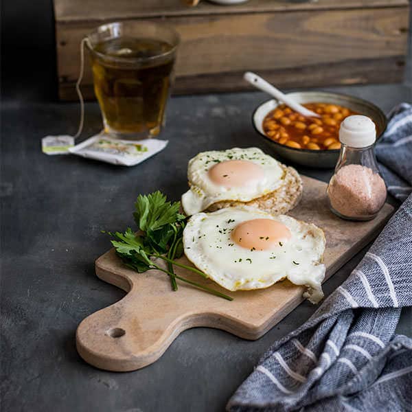 Fried Egg With Beans