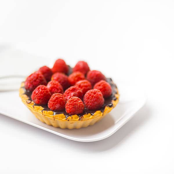 Chocolate and Raspberry Tart