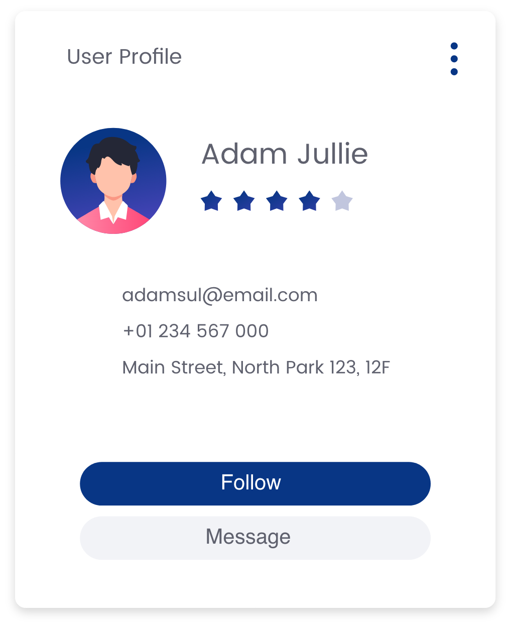 SaaS app sidebar widget