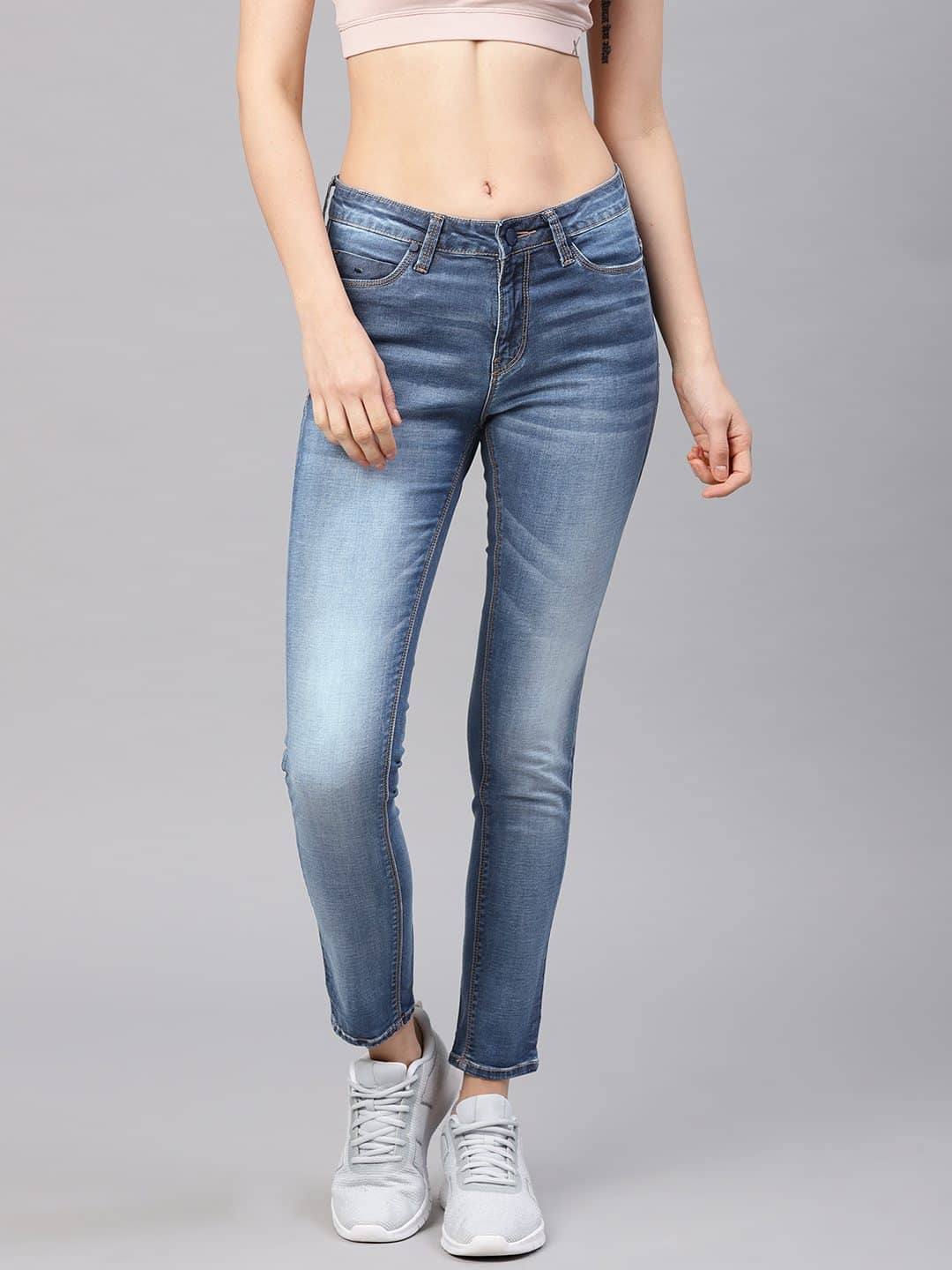 Light Blue Denim jacket front view