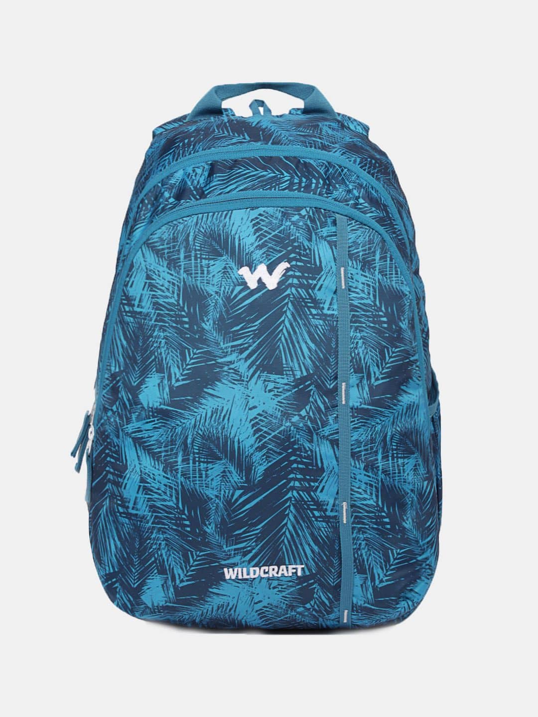 Sky Blue Printed Bag front view