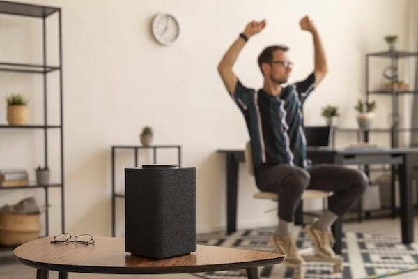 Speaker setting the mood at home