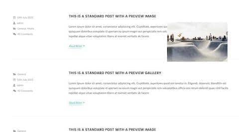 Canvas Blog List Hover block layout preview