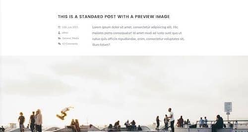 Canvas Blog Single Layout 3 block layout preview