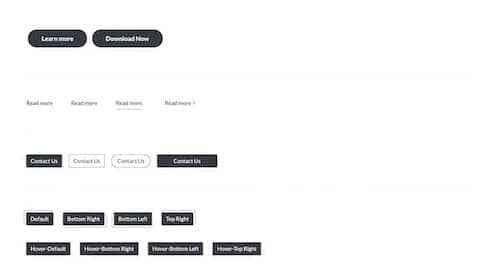 Canvas Buttons block layout preview