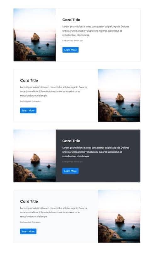 Canvas Cards 3 block layout preview