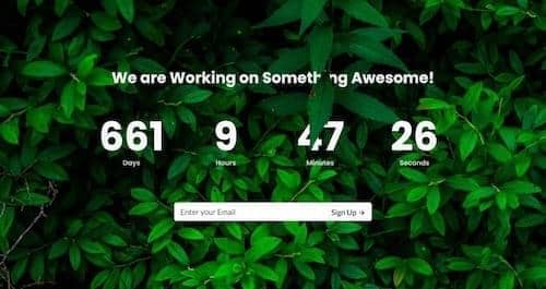 Canvas Countdown 2 block layout preview