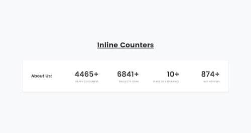 Canvas Counter 1 block layout preview