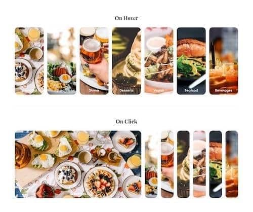 Canvas Expand Cards block layout preview