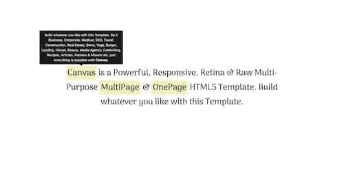 Canvas Inline Tooltip block layout preview