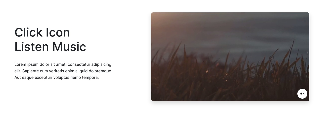 Canvas Video Sound Event block layout preview