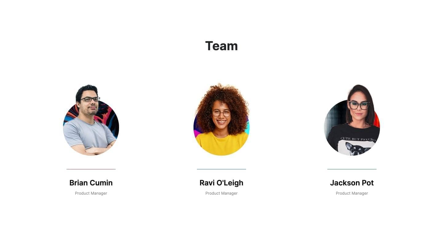 Canvas Team 2 block layout preview