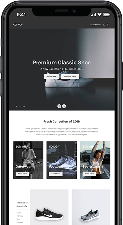 Store Demo preview screenshot