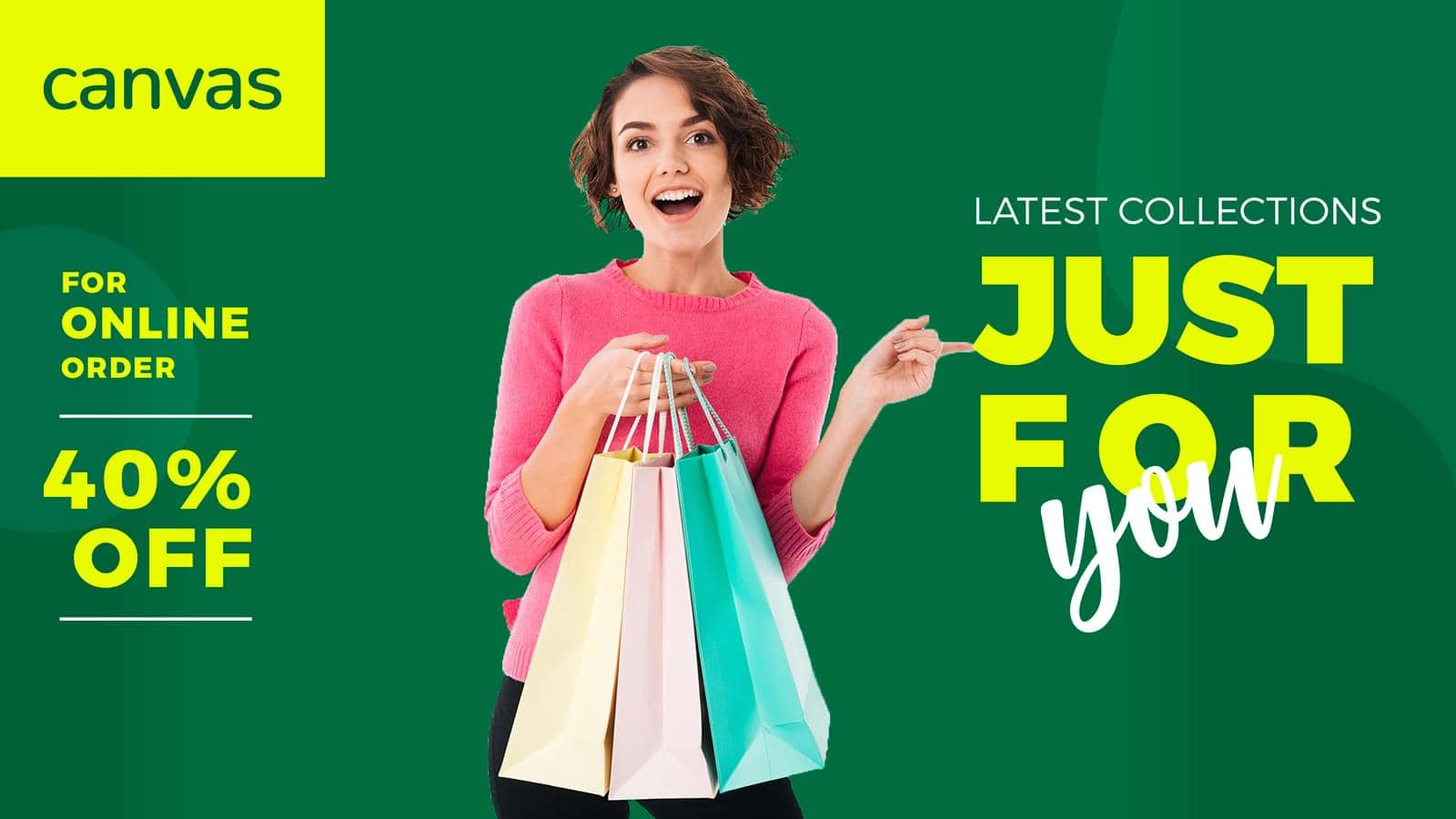 Popup shop promotional banner