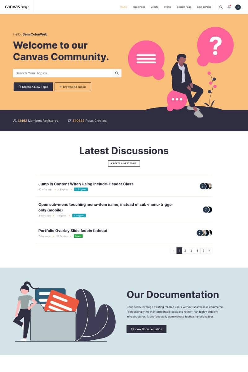 Forum demo preview