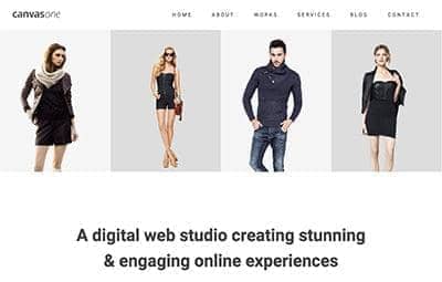 Canvas demo homepage carousel