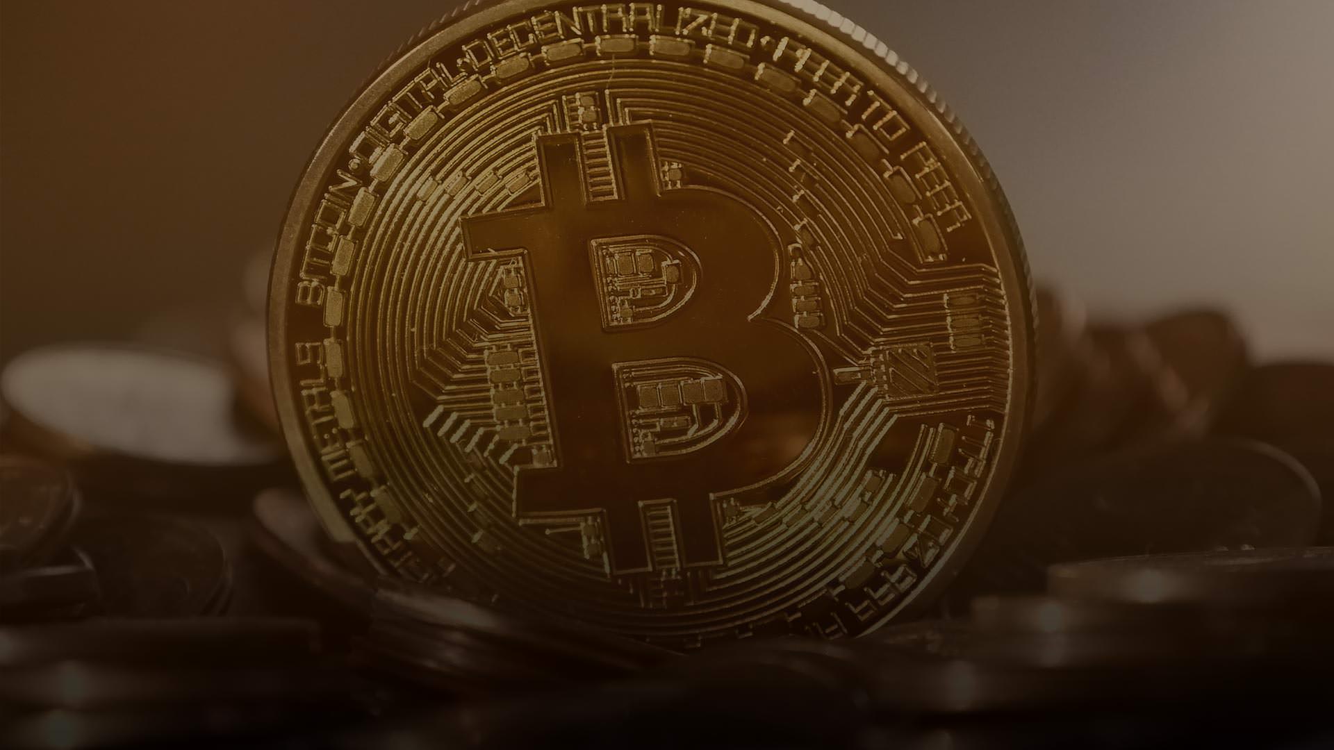 Bitcoin price chart slider background