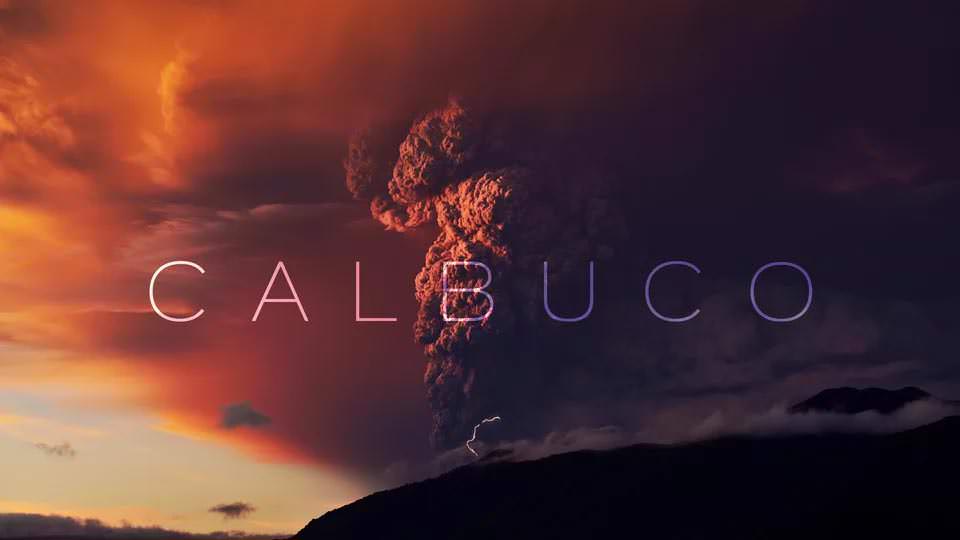 Calbuco volcano Vimeo video slide