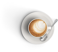 Cup of coffee on desk
