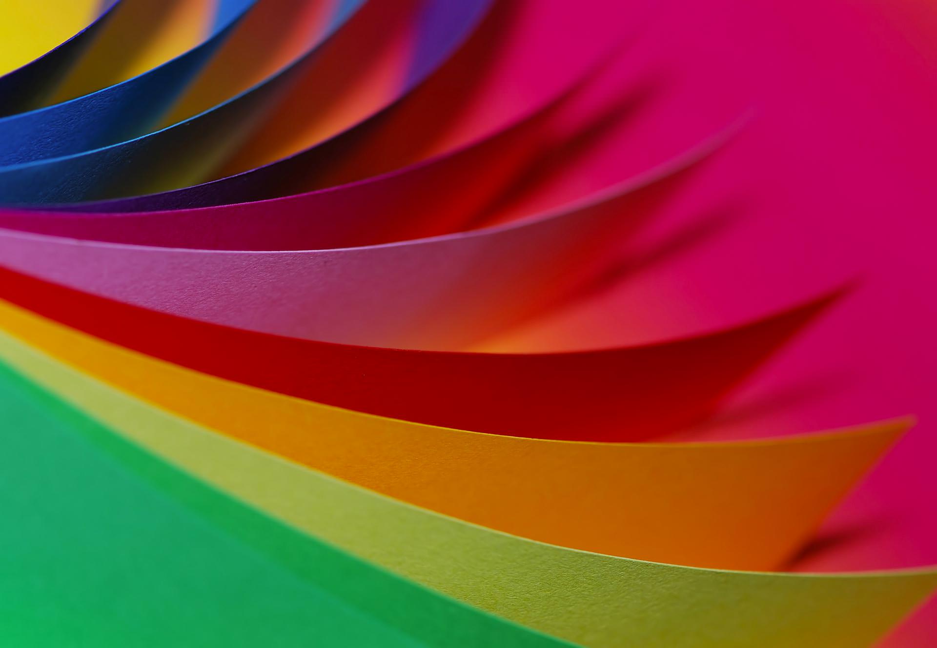 Colorful data visualization slide background