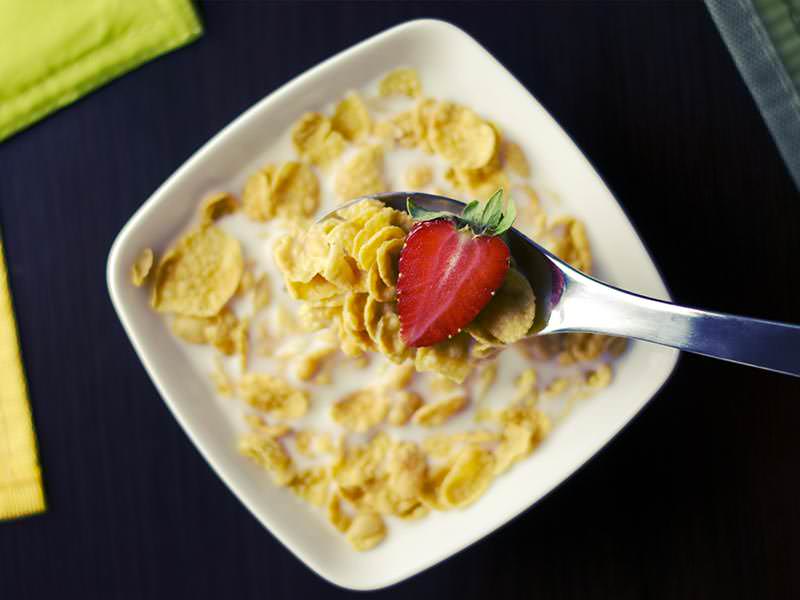 Its Just Cornflakes breakfast