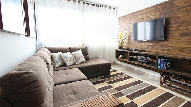 Family home interior view