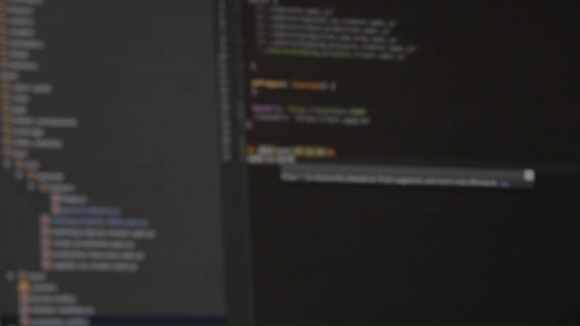 Tech company website hero background