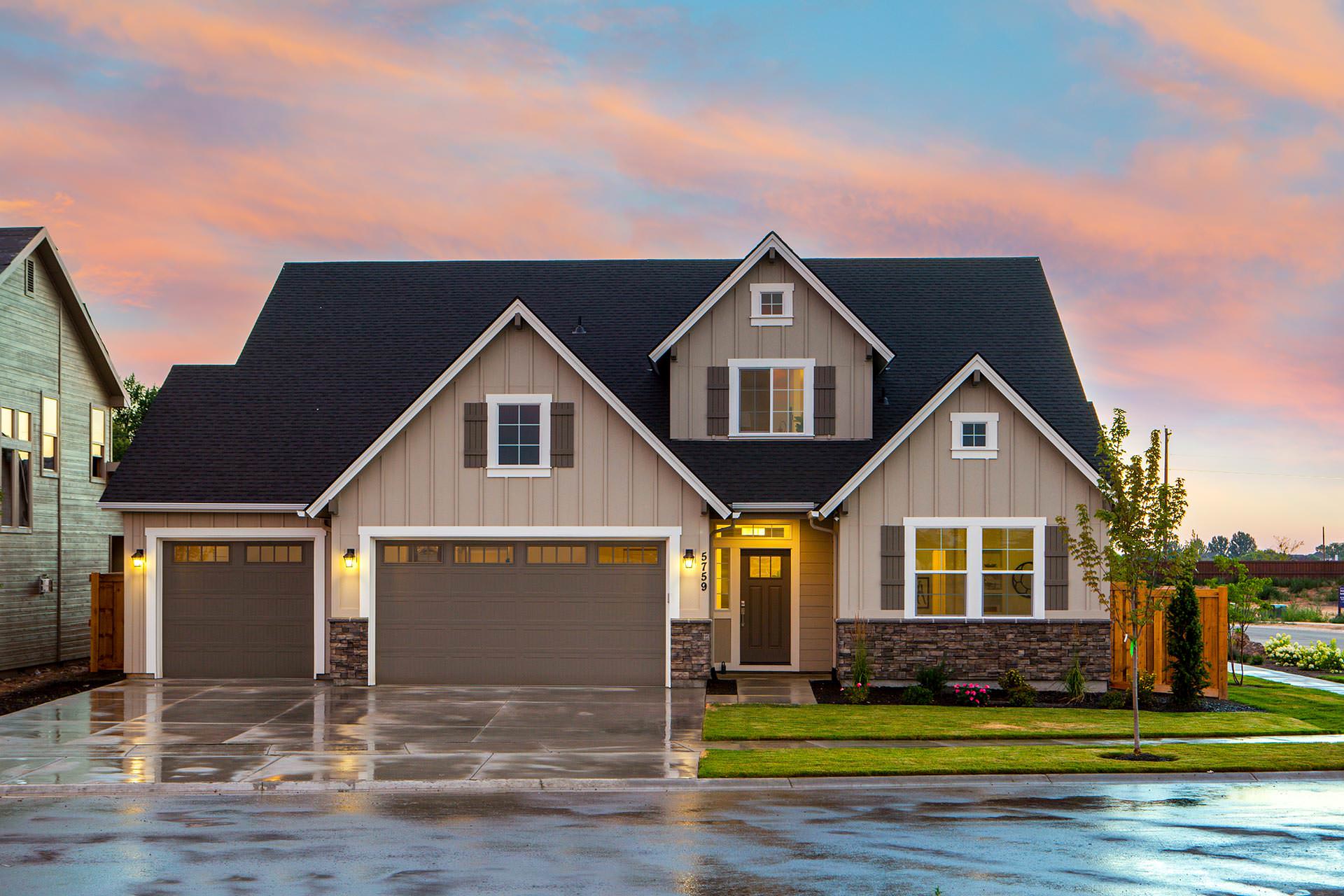 Medium-sized family home exterior