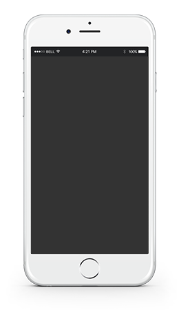Smartphone playing an edited video