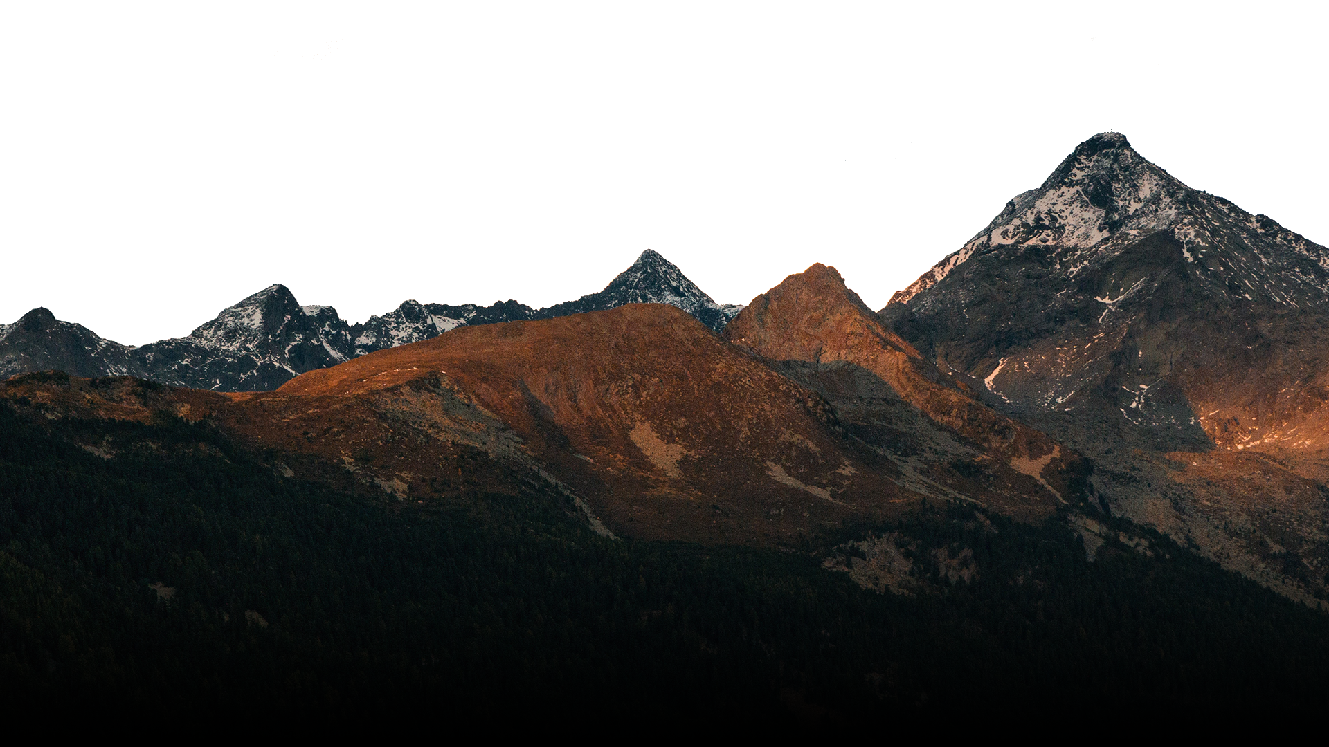 Mountain parallax layer