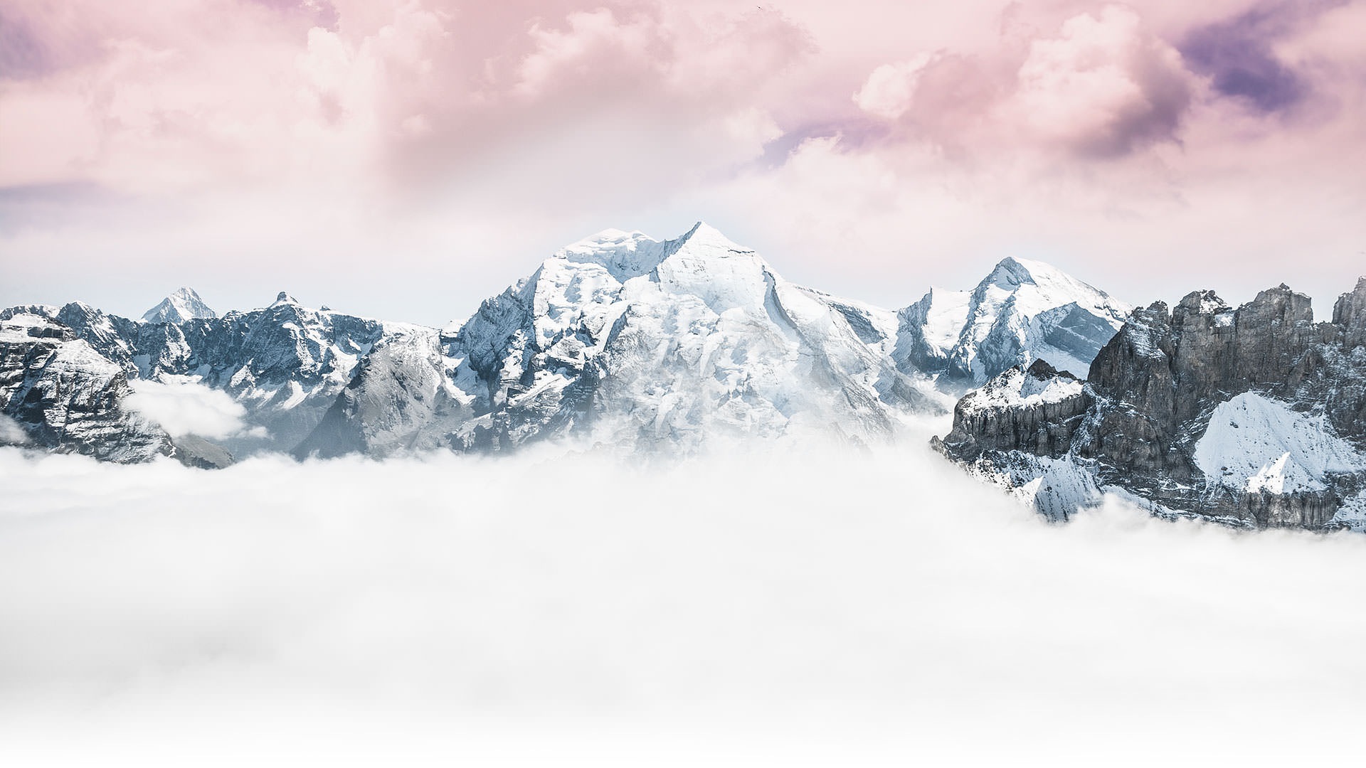 Mountain landscape parallax background