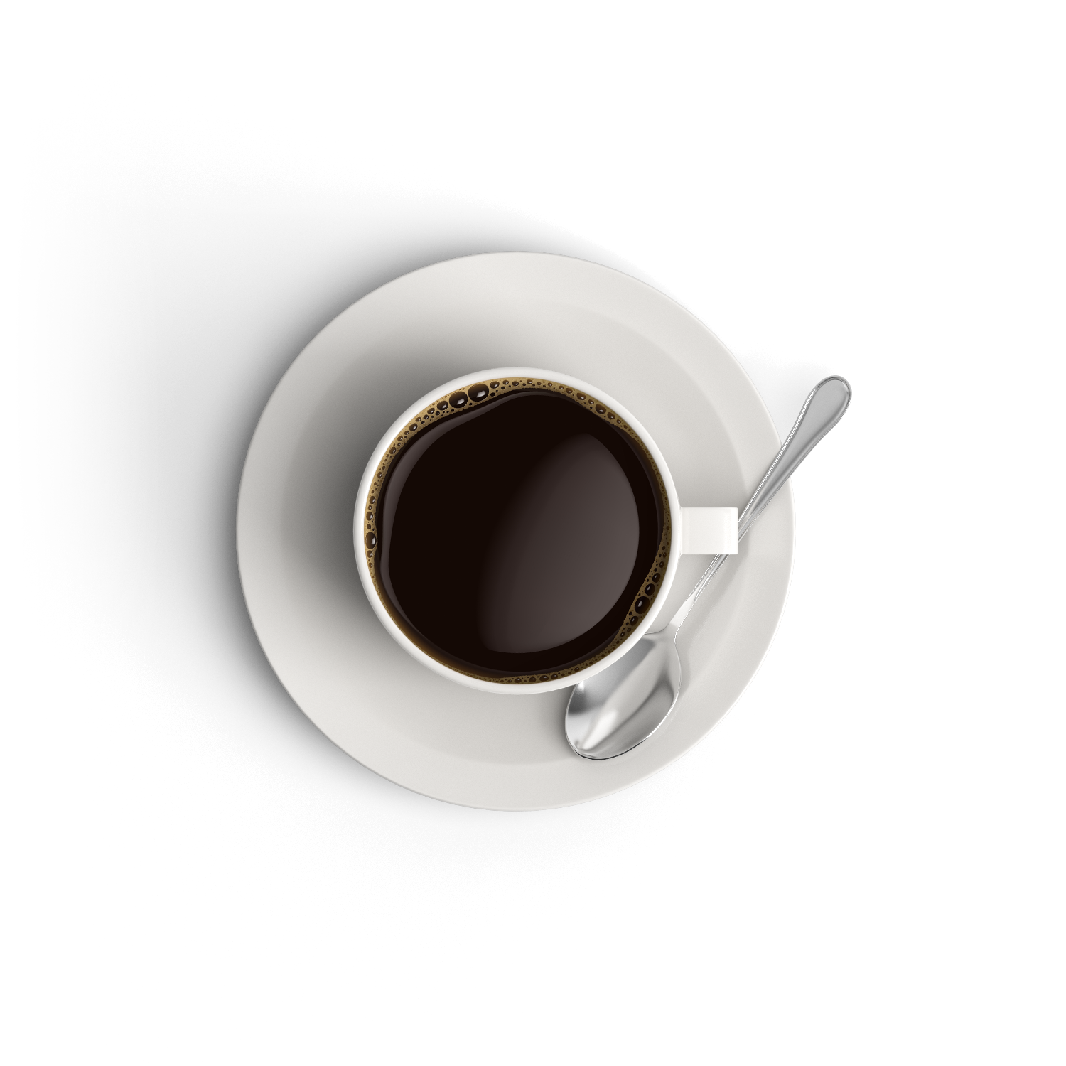 Cup of coffee on the workspace
