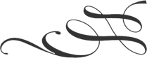 Left dark holiday flourish ornament
