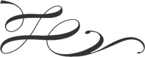 Right dark holiday flourish ornament