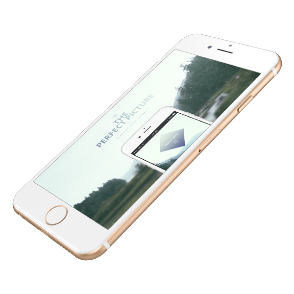 Mobile app messaging screen mockup
