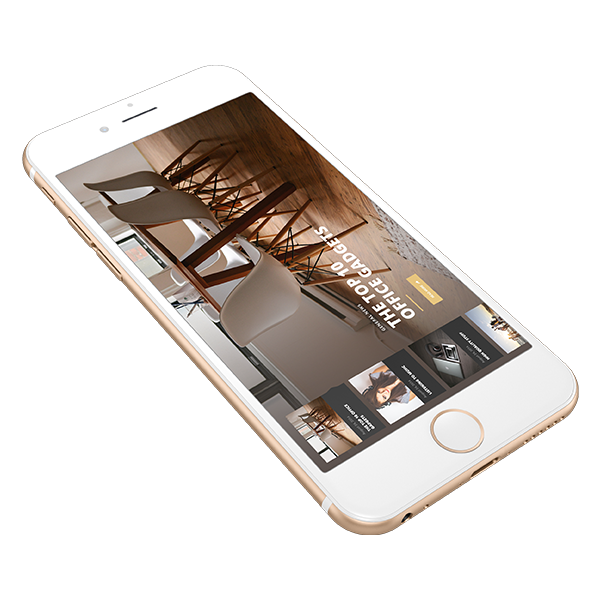 Mobile app settings screen mockup