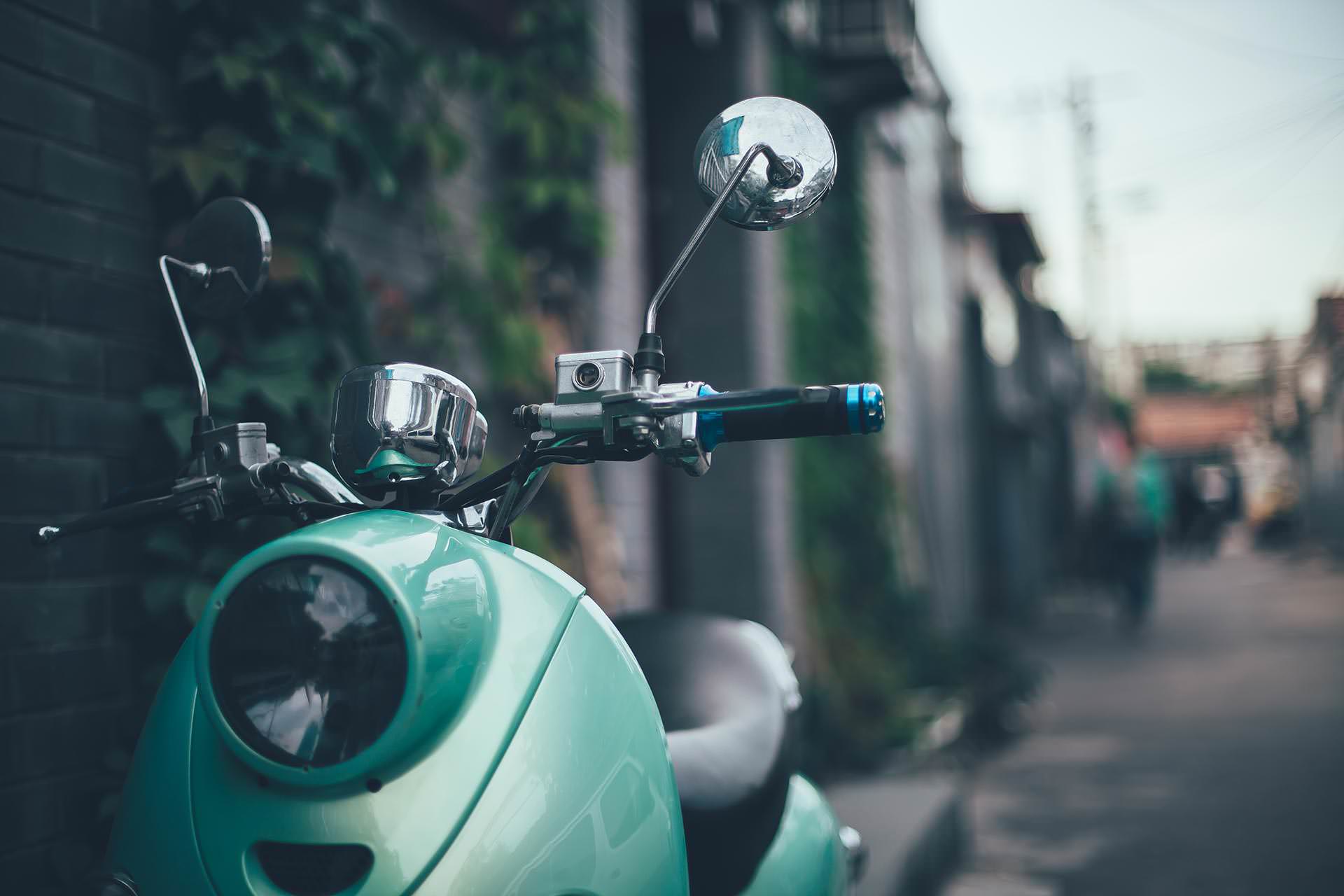 Scooter photography slide