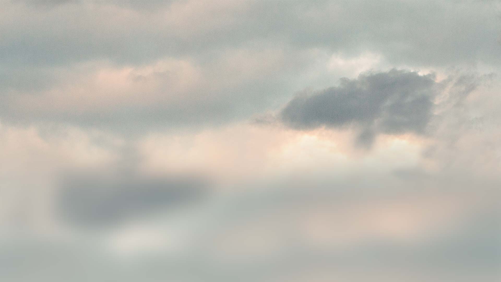 Blue sky parallax backdrop